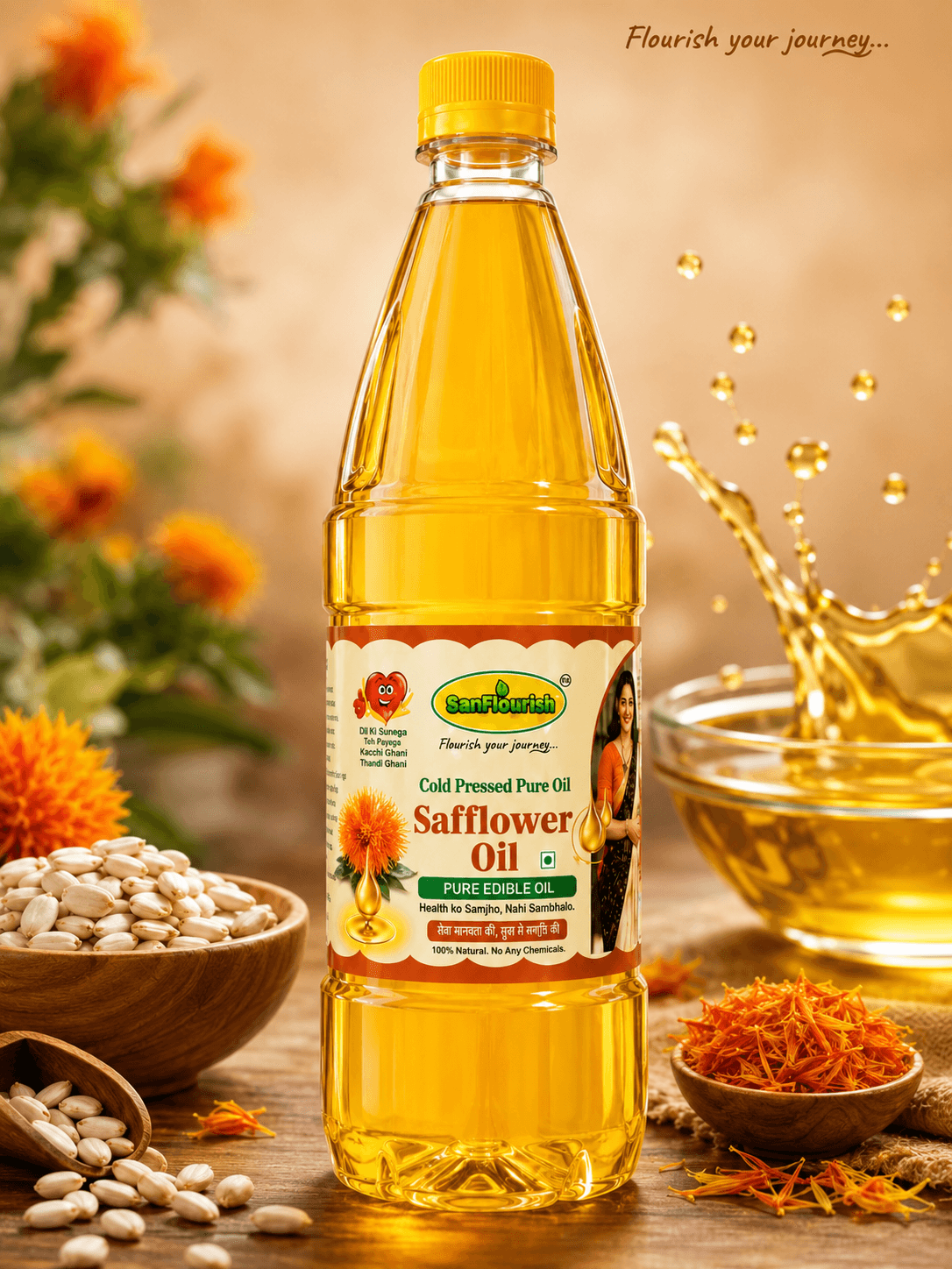 Cold Pressed Safflower Oil