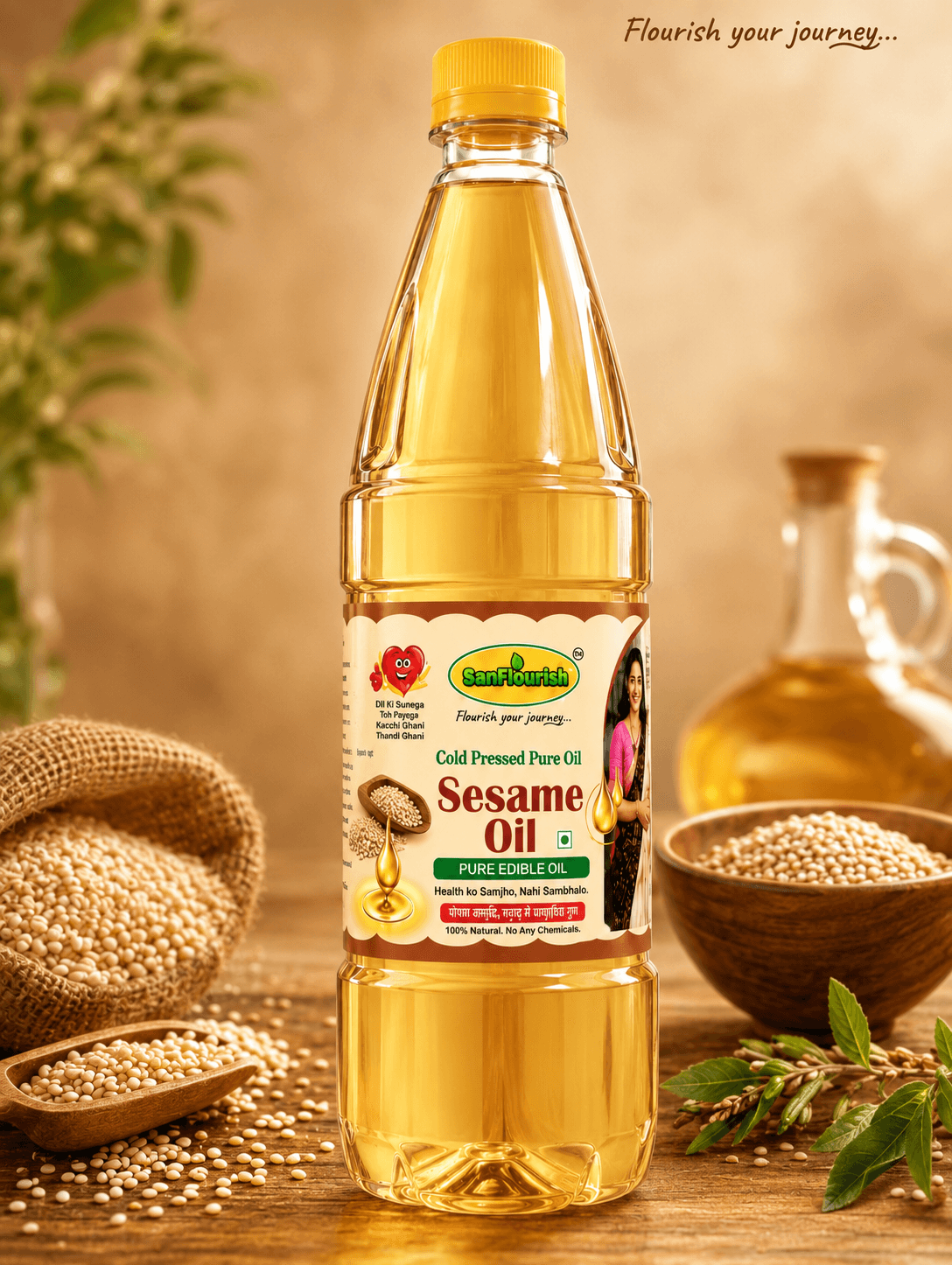 Cold Pressed Sesame Oil