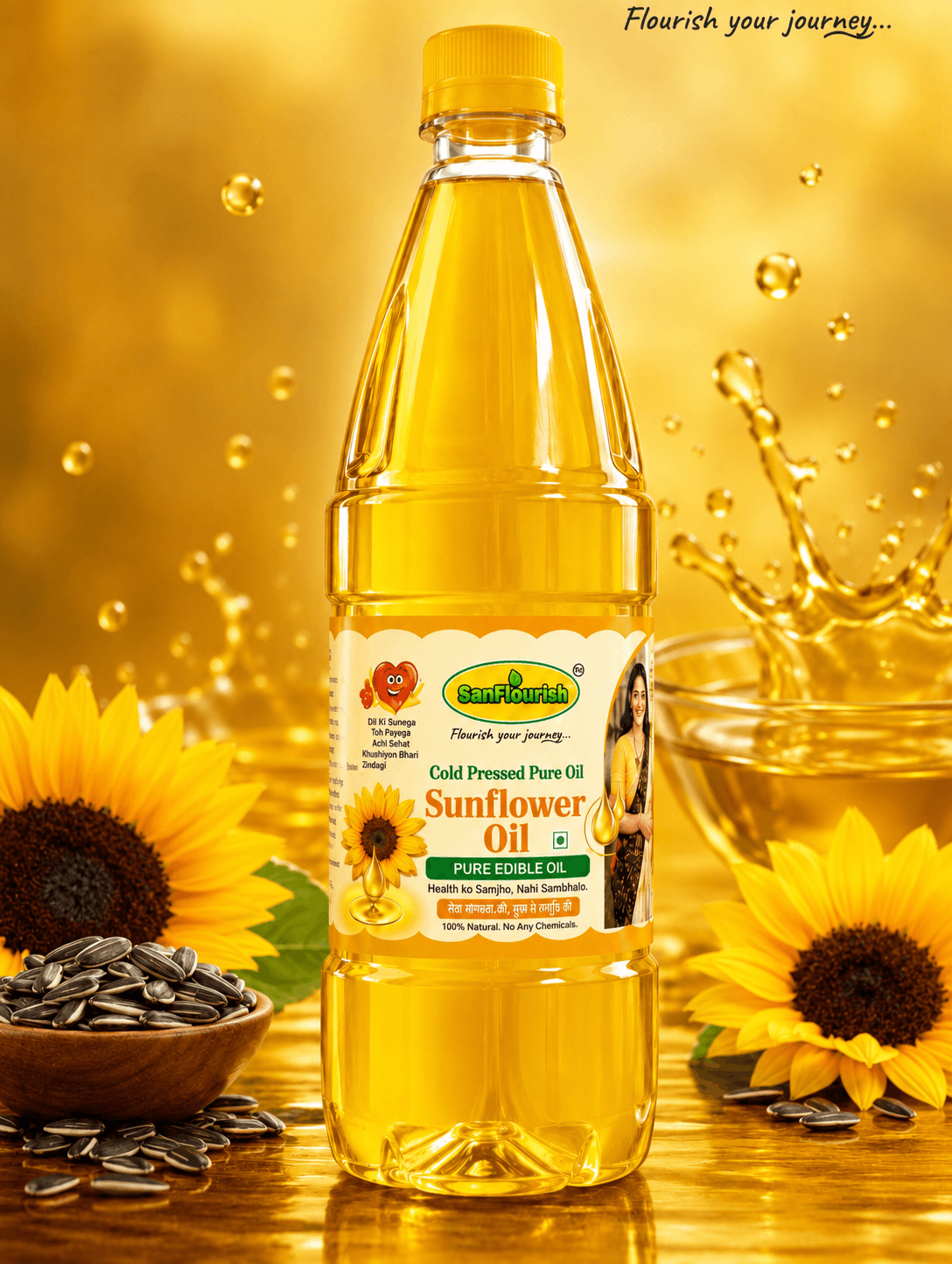 Cold Pressed Sunflower Oil